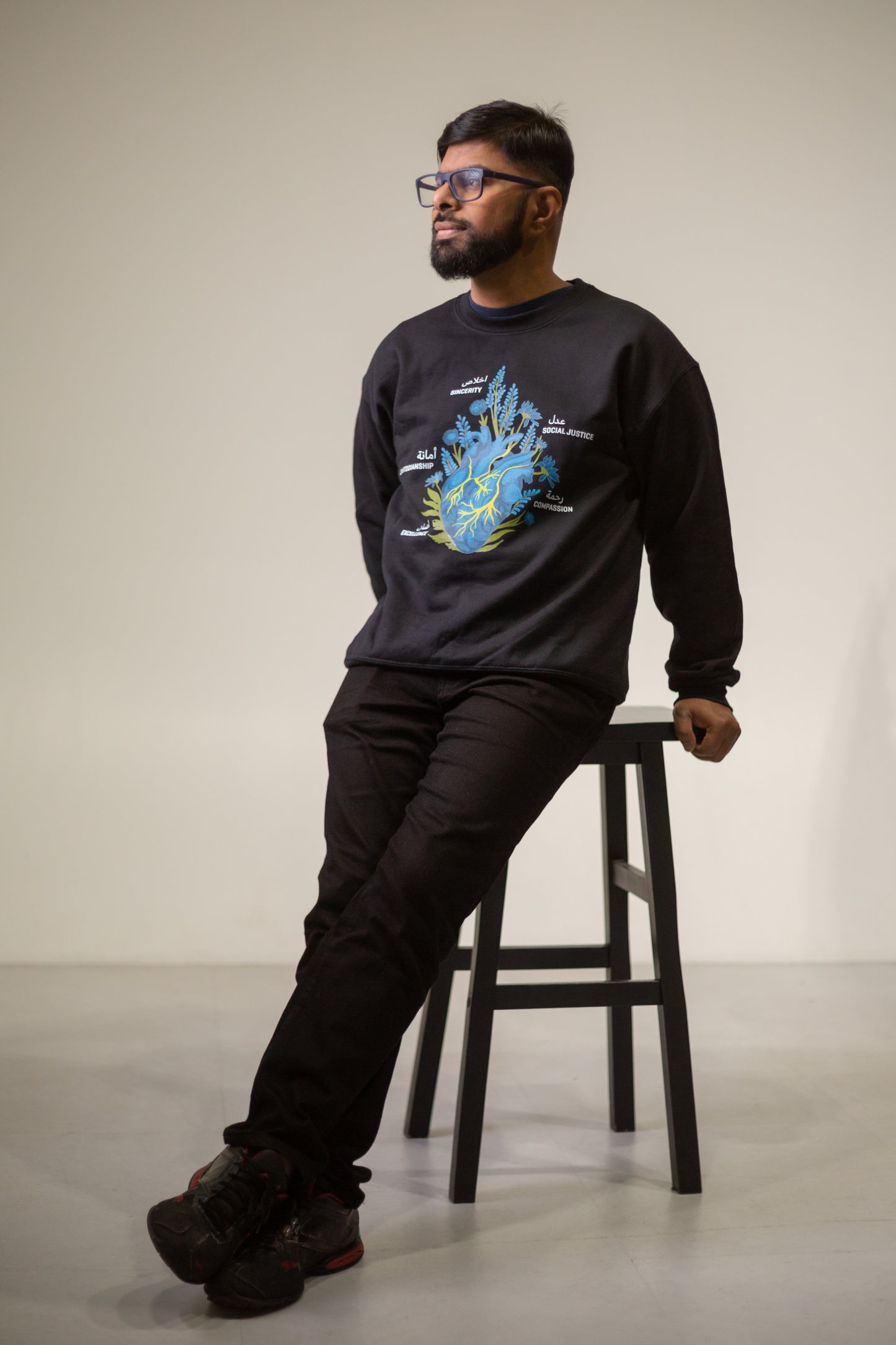 Relief Collective x Hafsa Khizer Values Crewneck