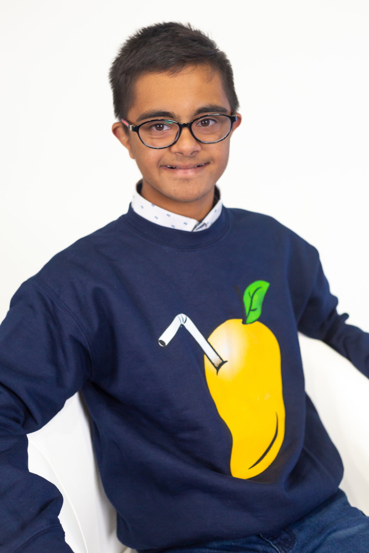 Youth Mango Crewneck