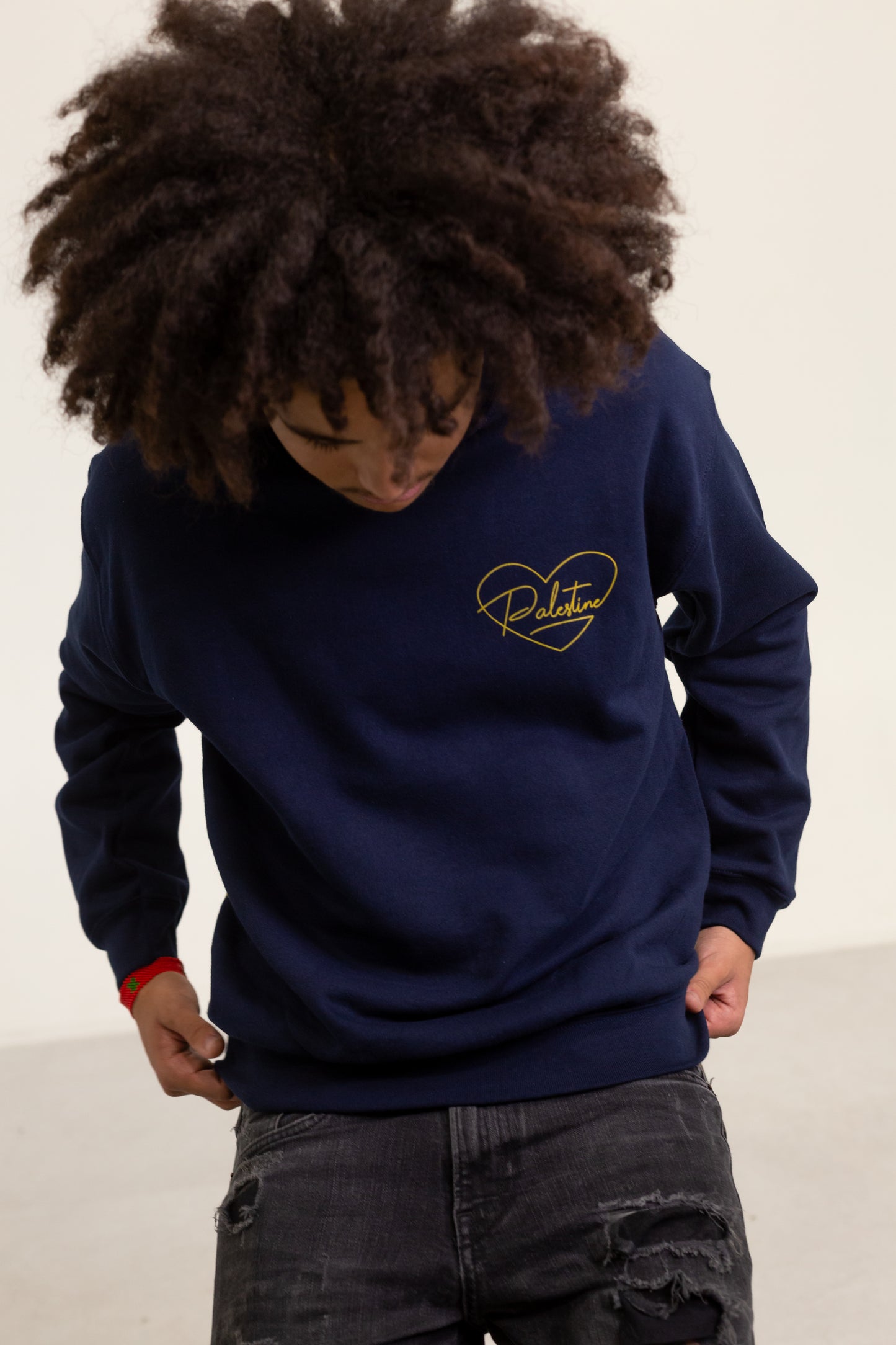 Palestine Heart Crewneck