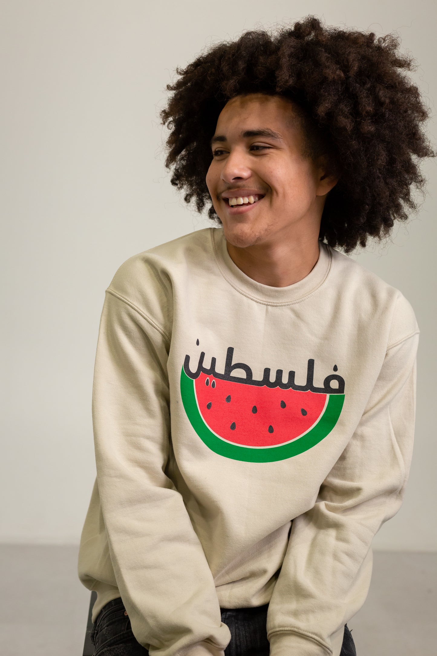 Palestine Watermelon Crewneck