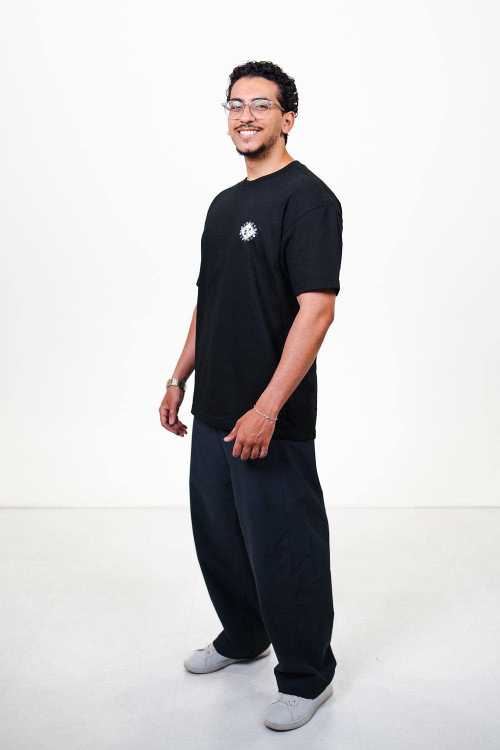 Palestine Pin Black T-Shirt