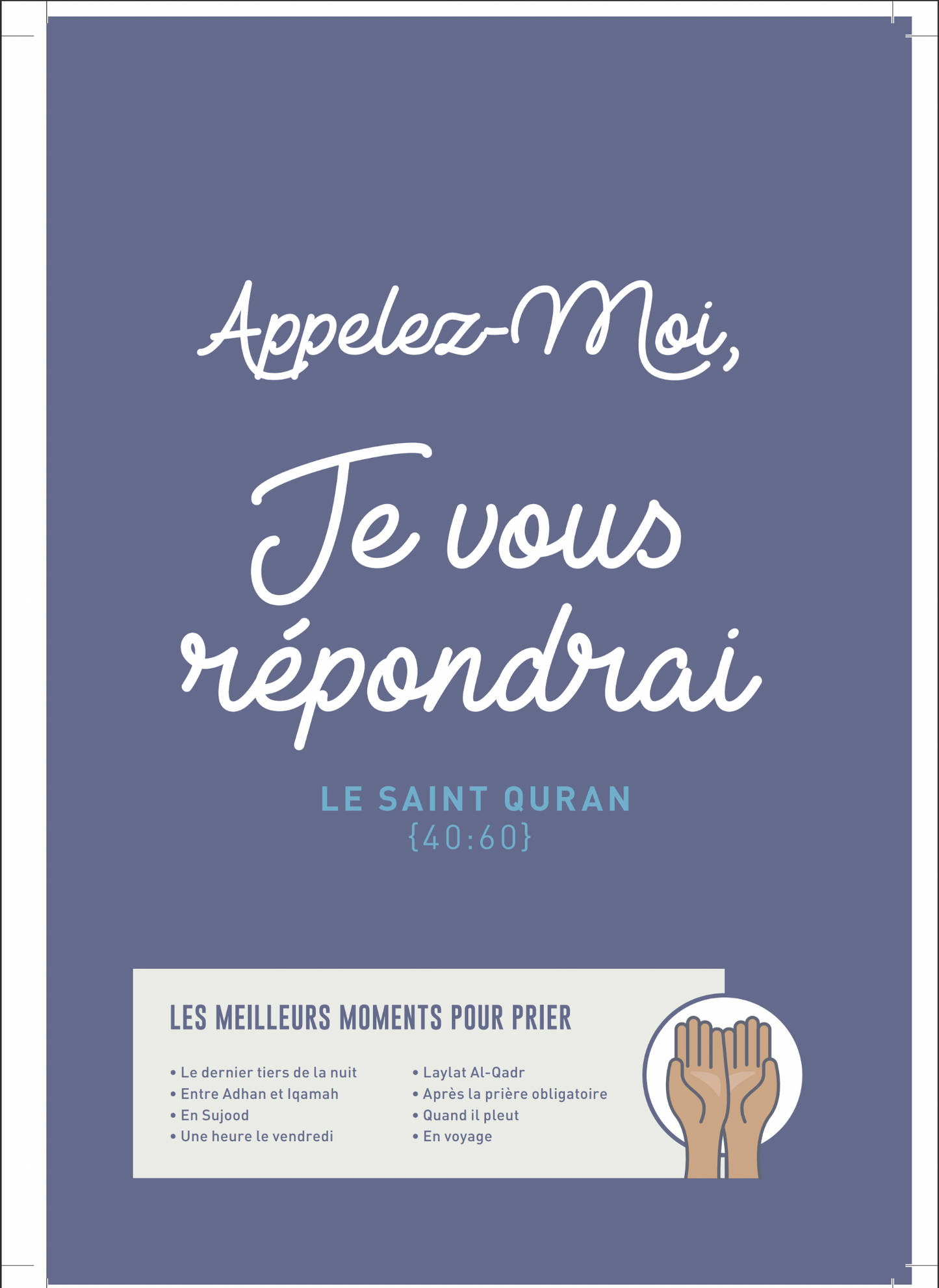 Downloadable - Ramadan Action Planner French