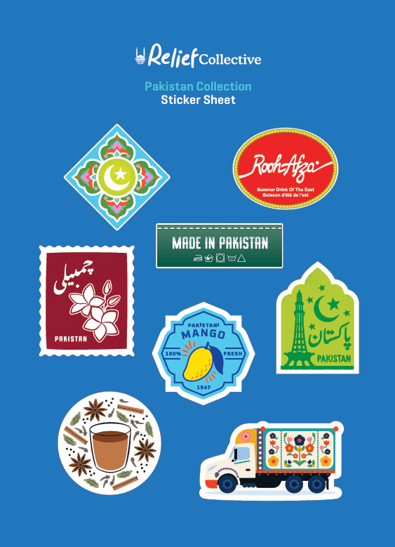 Pakistan Sticker Sheet