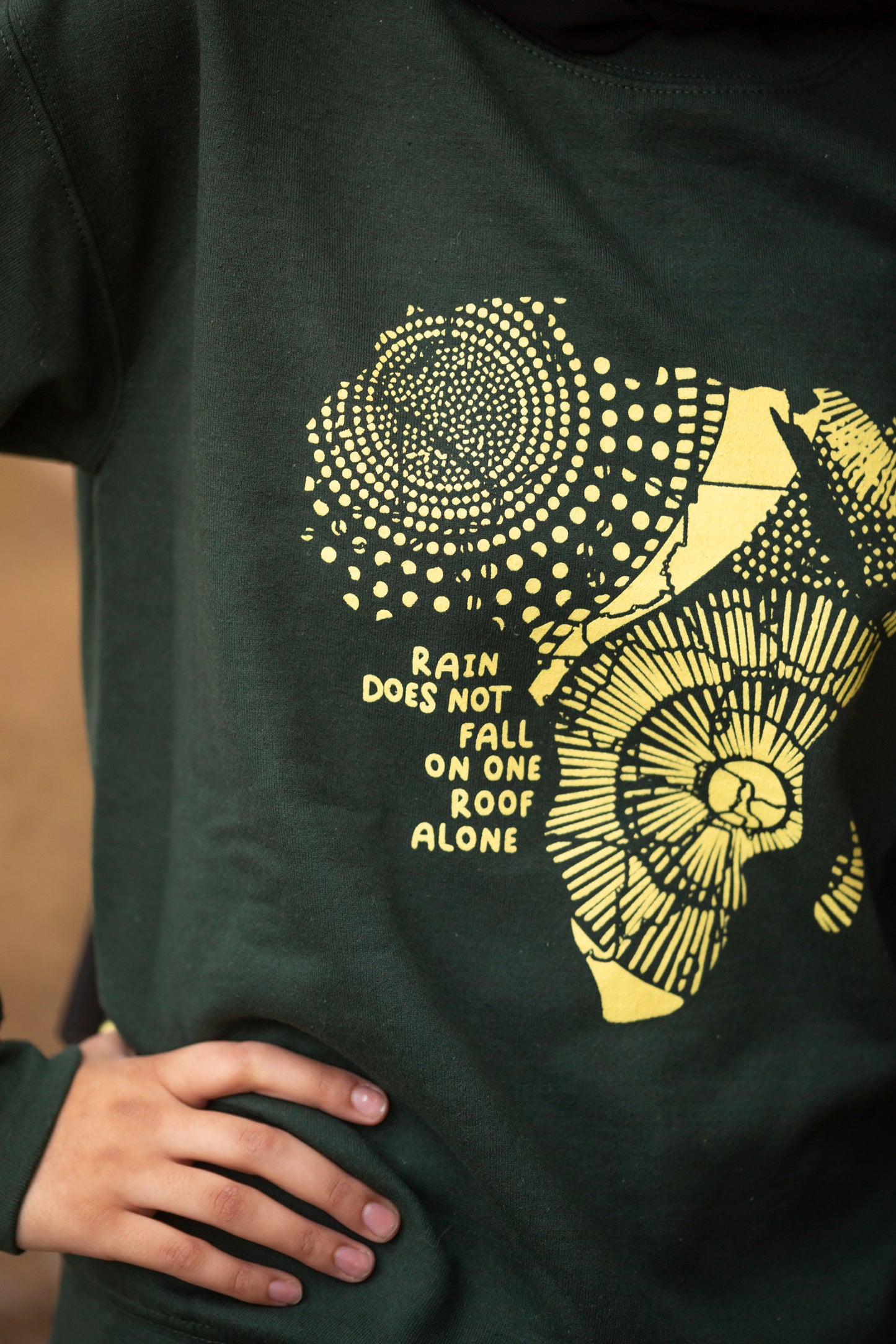 African Map Crewneck