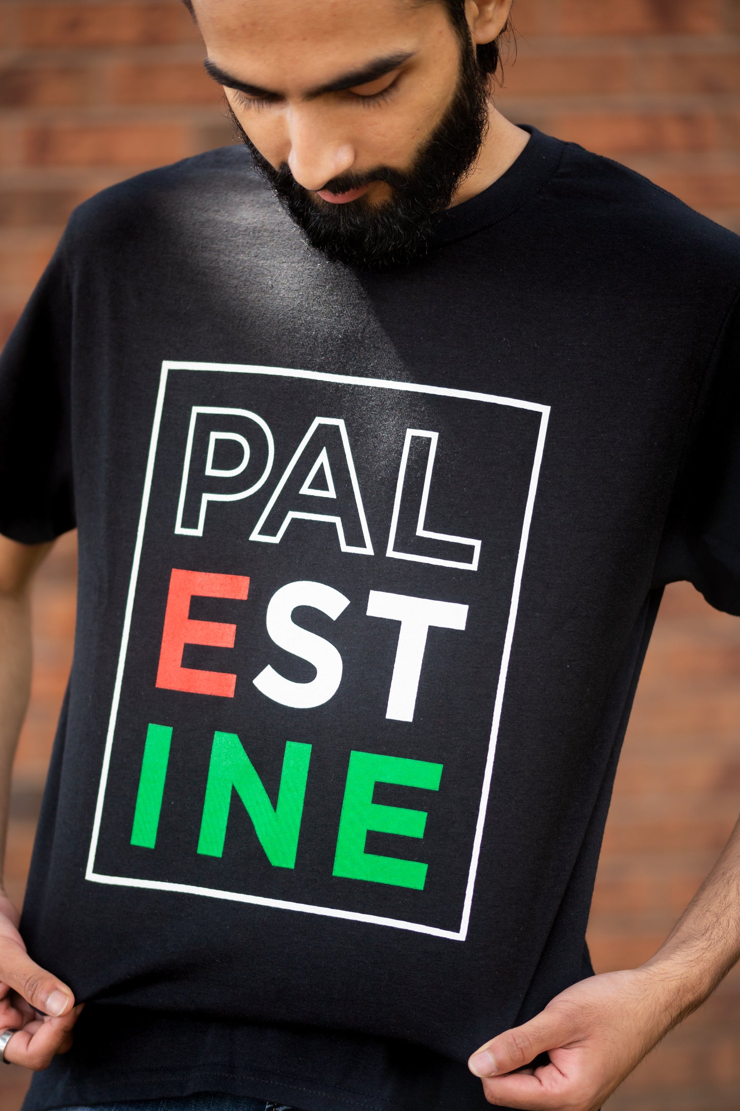 Palestine Text T-Shirt