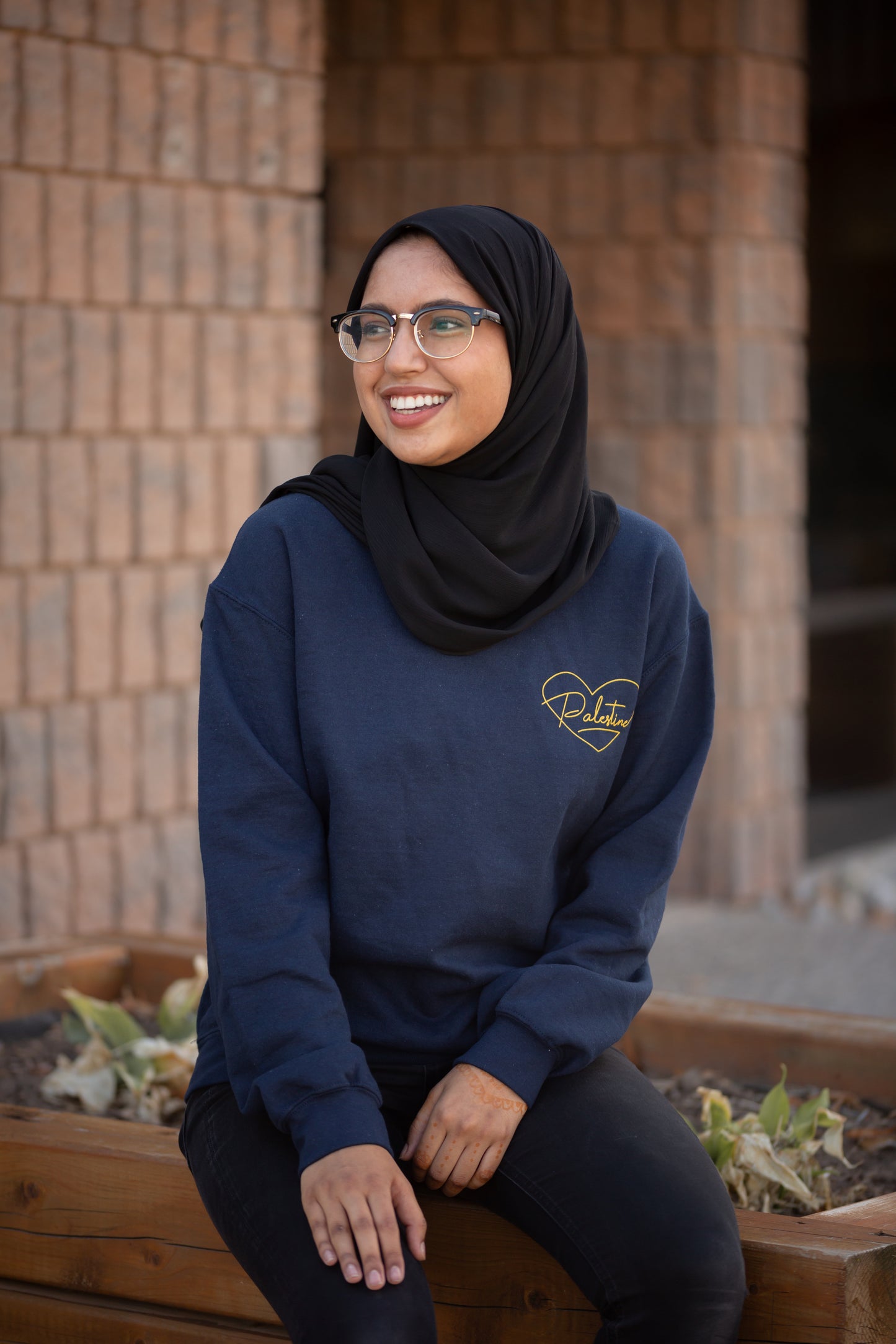 Palestine Heart Crewneck