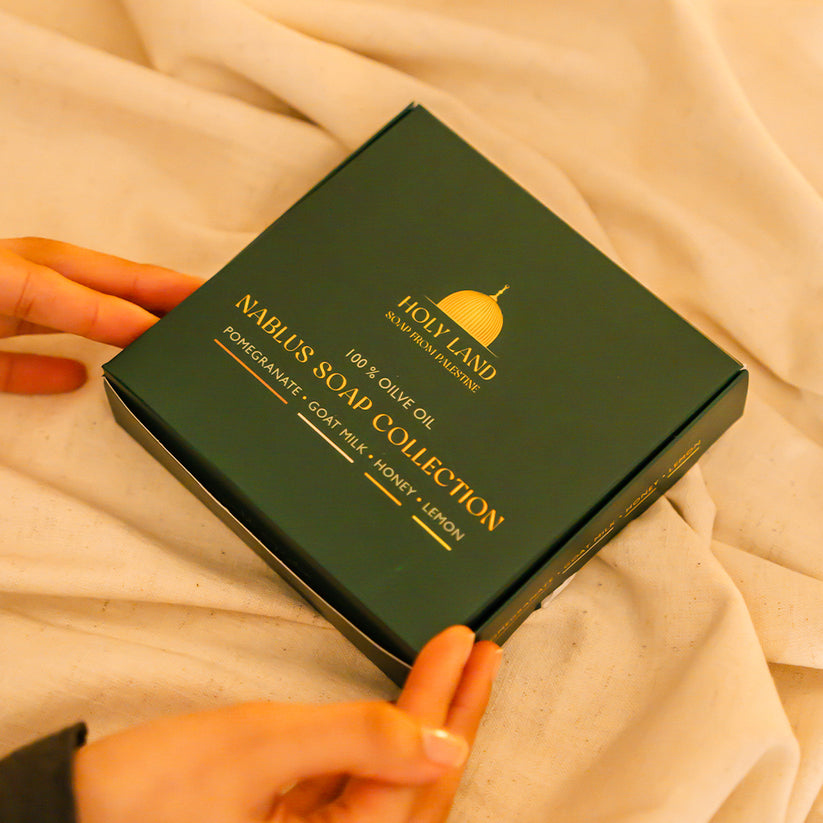 Nablus Olive Oil Soap Gift Box (4 bars)