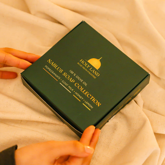 Nablus Olive Oil Soap Gift Box (4 bars)