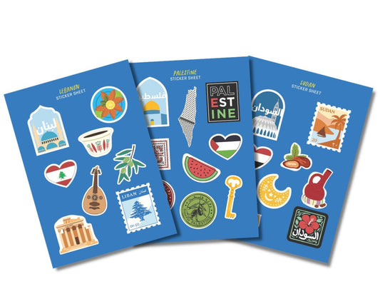 Country Sticker Bundle of 3