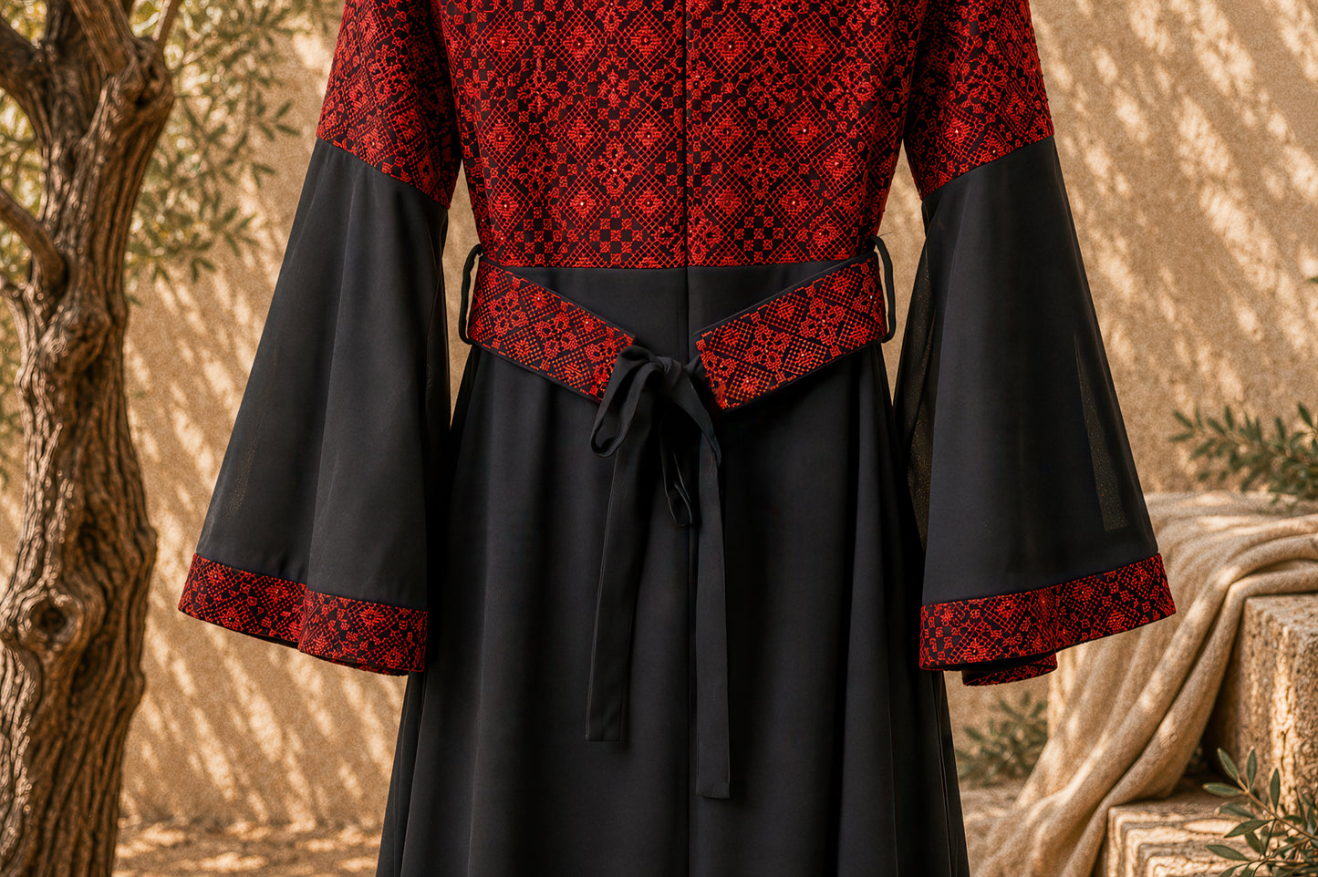 Tulkram Thobe (Red & Black)