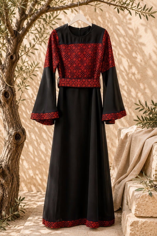 Tulkram Thobe (Red & Black)