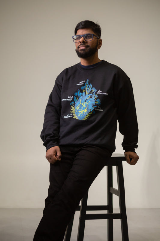 Relief Collective x Hafsa Khizer Values Crewneck