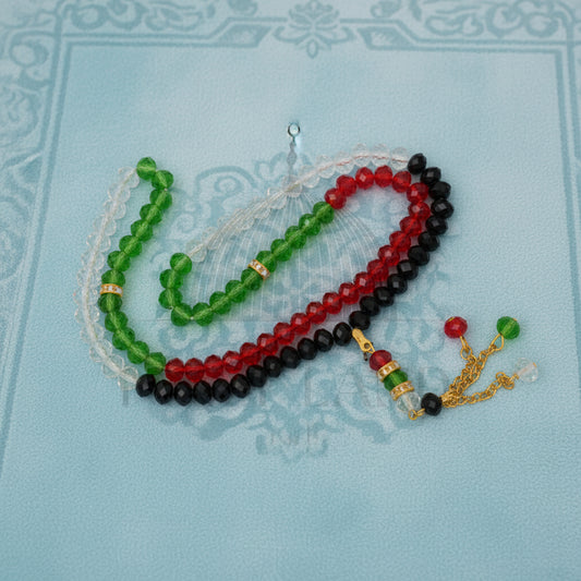 Palestine Tasbiha (99 Prayer beads) Gold