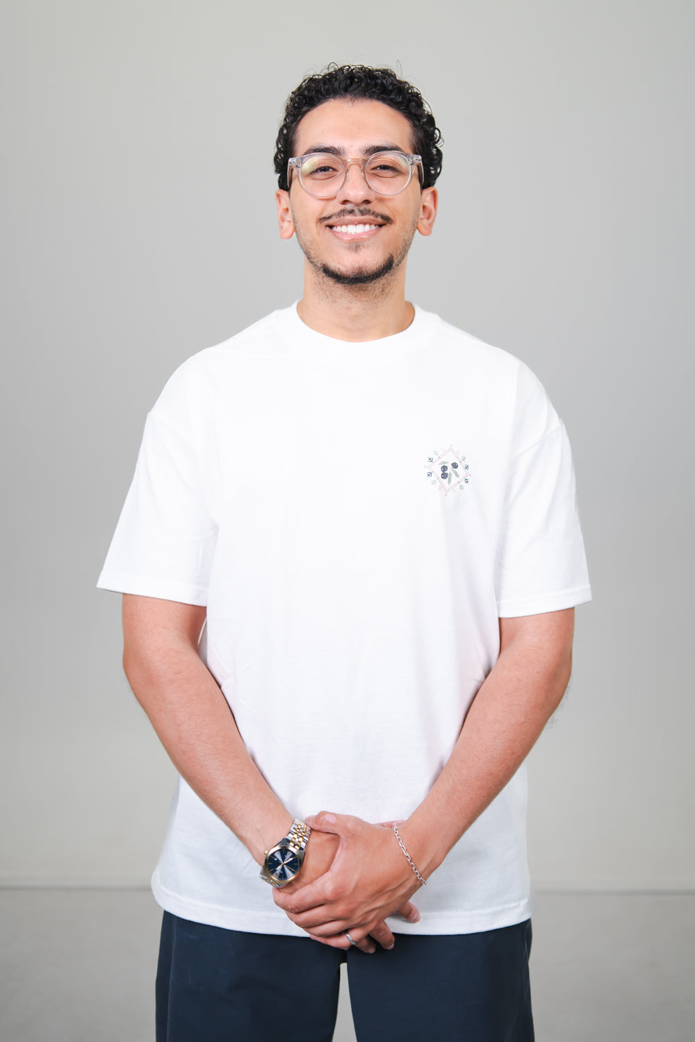 Palestine Pin White T-Shirt