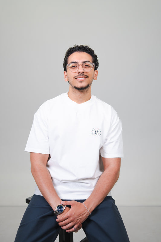 Palestine Pin White T-Shirt
