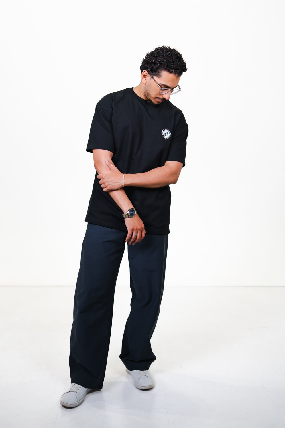 Palestine Pin Black T-Shirt