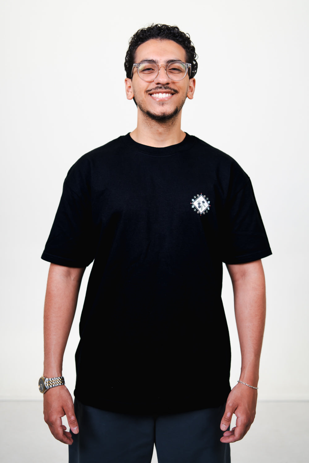 Palestine Pin Black T-Shirt