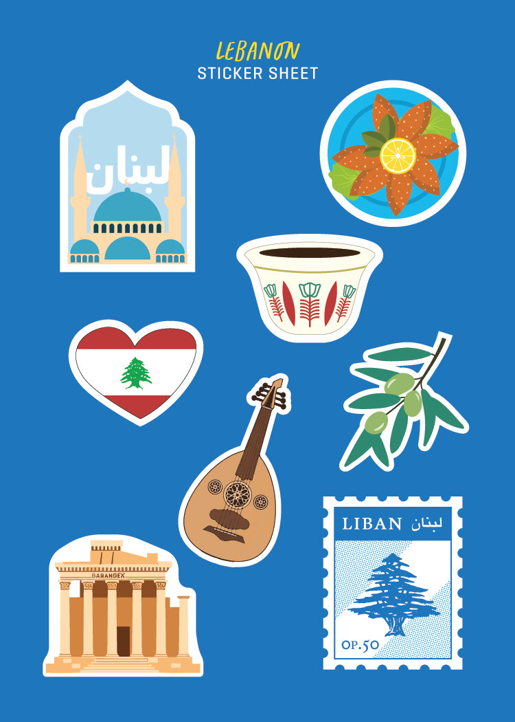 Country Sticker Bundle of 3