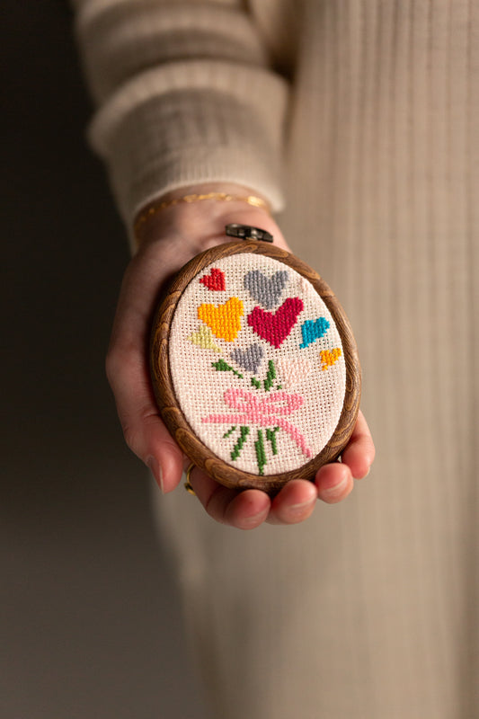 Wooden Embroidery Decor