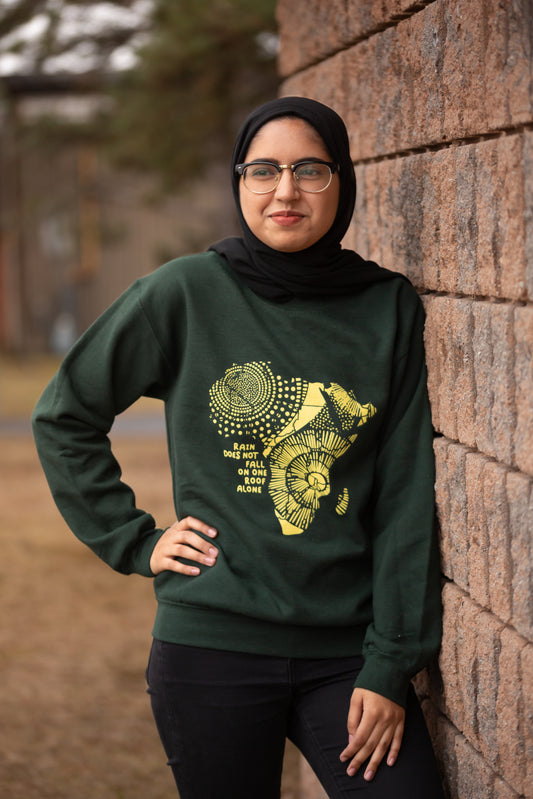 African Map Crewneck