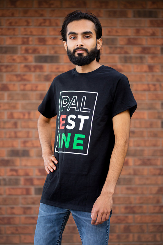 Palestine Text T-Shirt